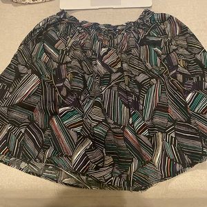JCP skirt with fun print